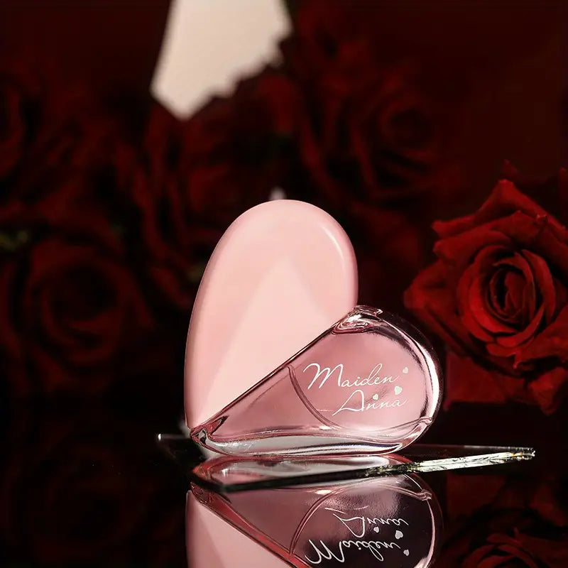 Charming Floral Perfume with Heart-Shaped Gift Design